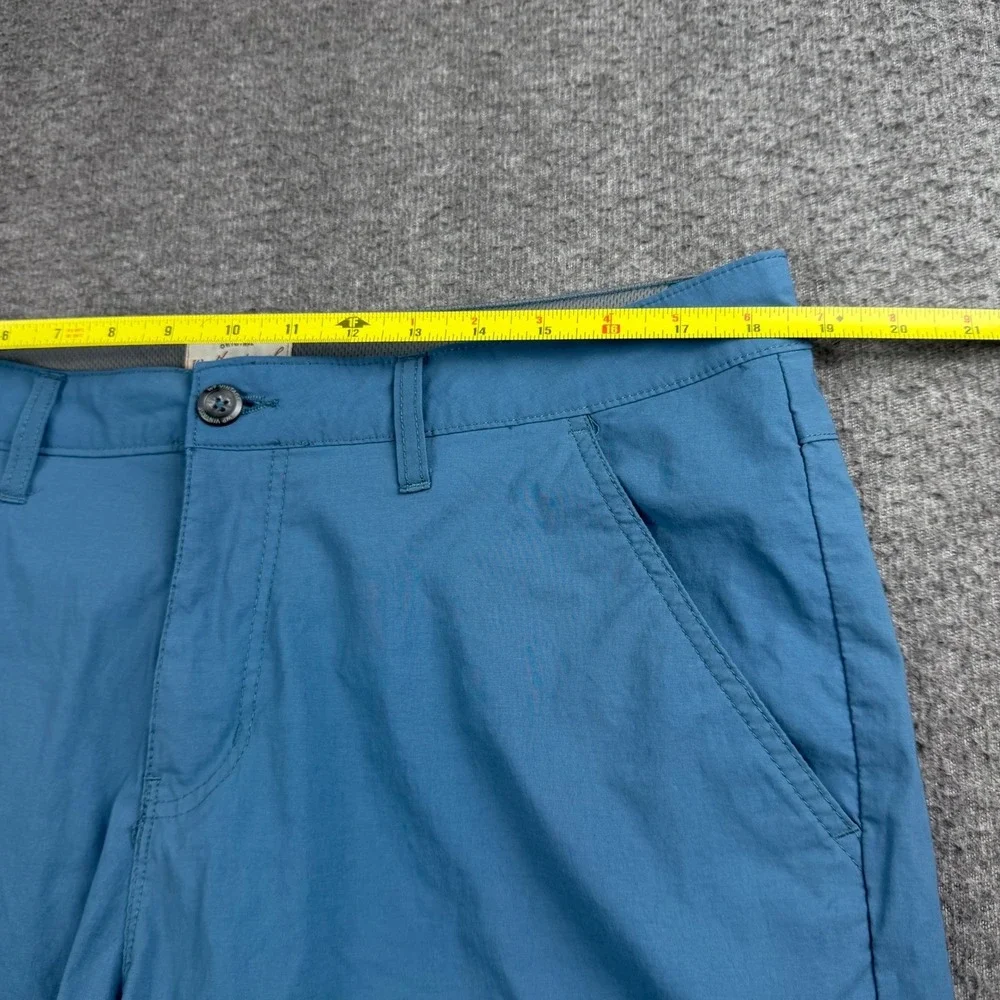 Weatherproof Vintage Shorts Mens 36 Blue Regular Fit Nylon Spandex Cargo 1361276
